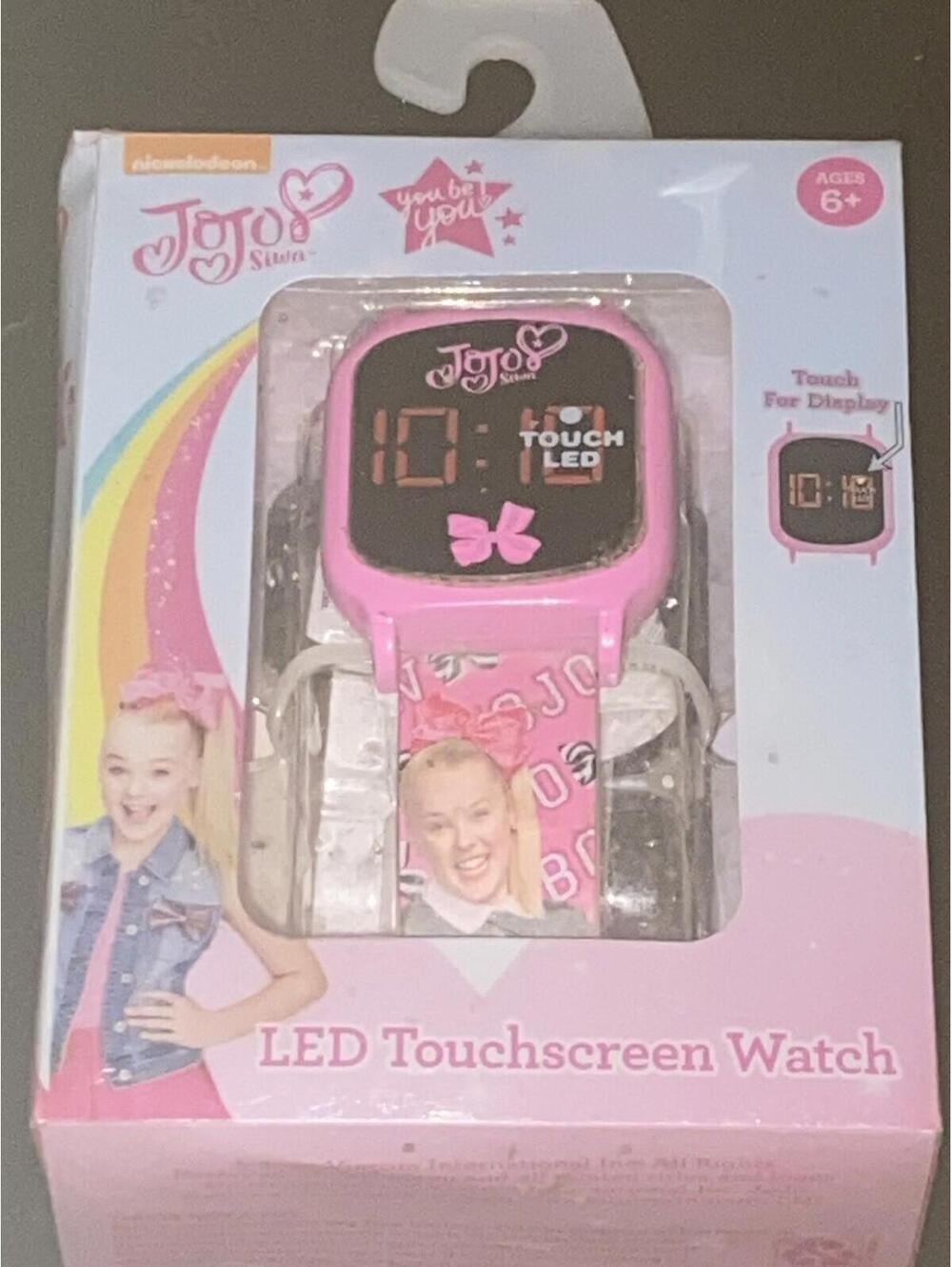 New "JOJO Siwa LED Digital Touch Screen Watch"
